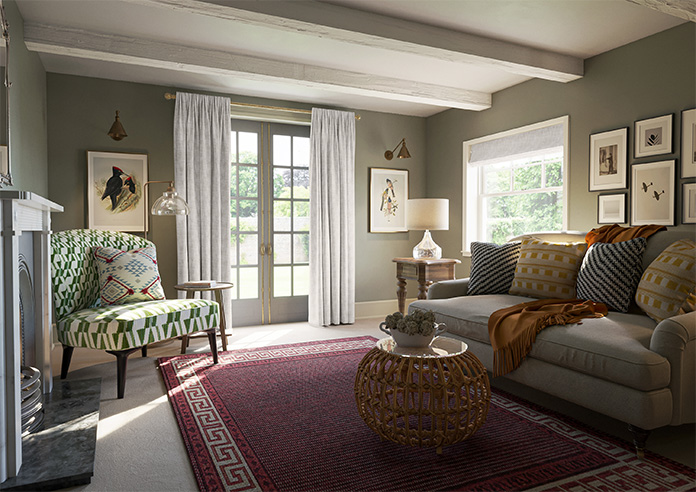 Foxford, Angora Grey - Made to Measure Curtains - Image 8